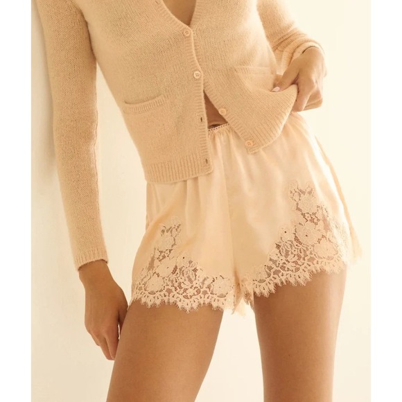 DÔEN Other - DOEN Iona Short Salt and Peach Lace Small New With Tags